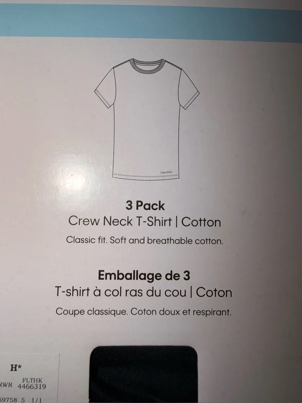 Calvin Klein Men's Classic Fit Crew Neck T-Shirt - Black